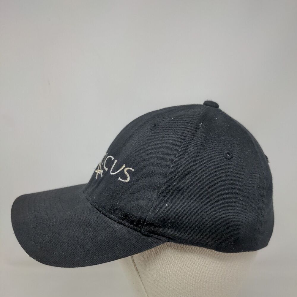 Atticus Fitted Hat Black Small-Medium Embroidered… - image 3